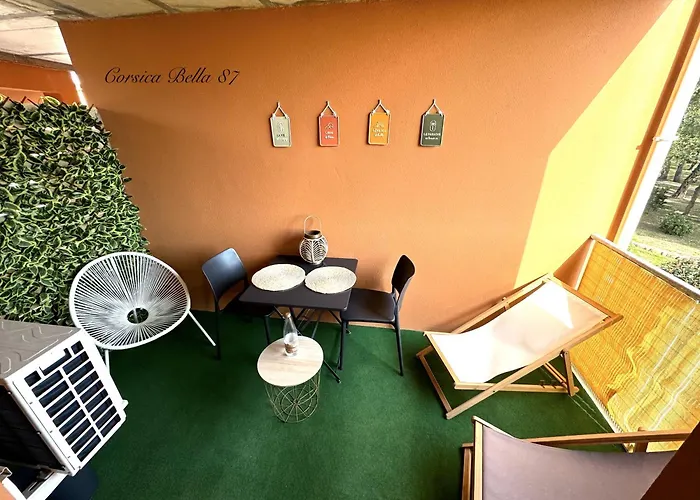 Corsica Bella 87 T2 Cosy Piscines Proche Lejlighed *
